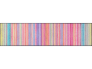 Fußmatte mit bunten Streifen