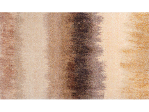 Fußmatte mit gestreifem, braunem Muster