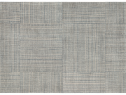 Fußmatte mit grauen und braunen Linien in rechteckigen Formen