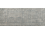 Läufer mit grauen und braunen Linien in rechteckigen Formen