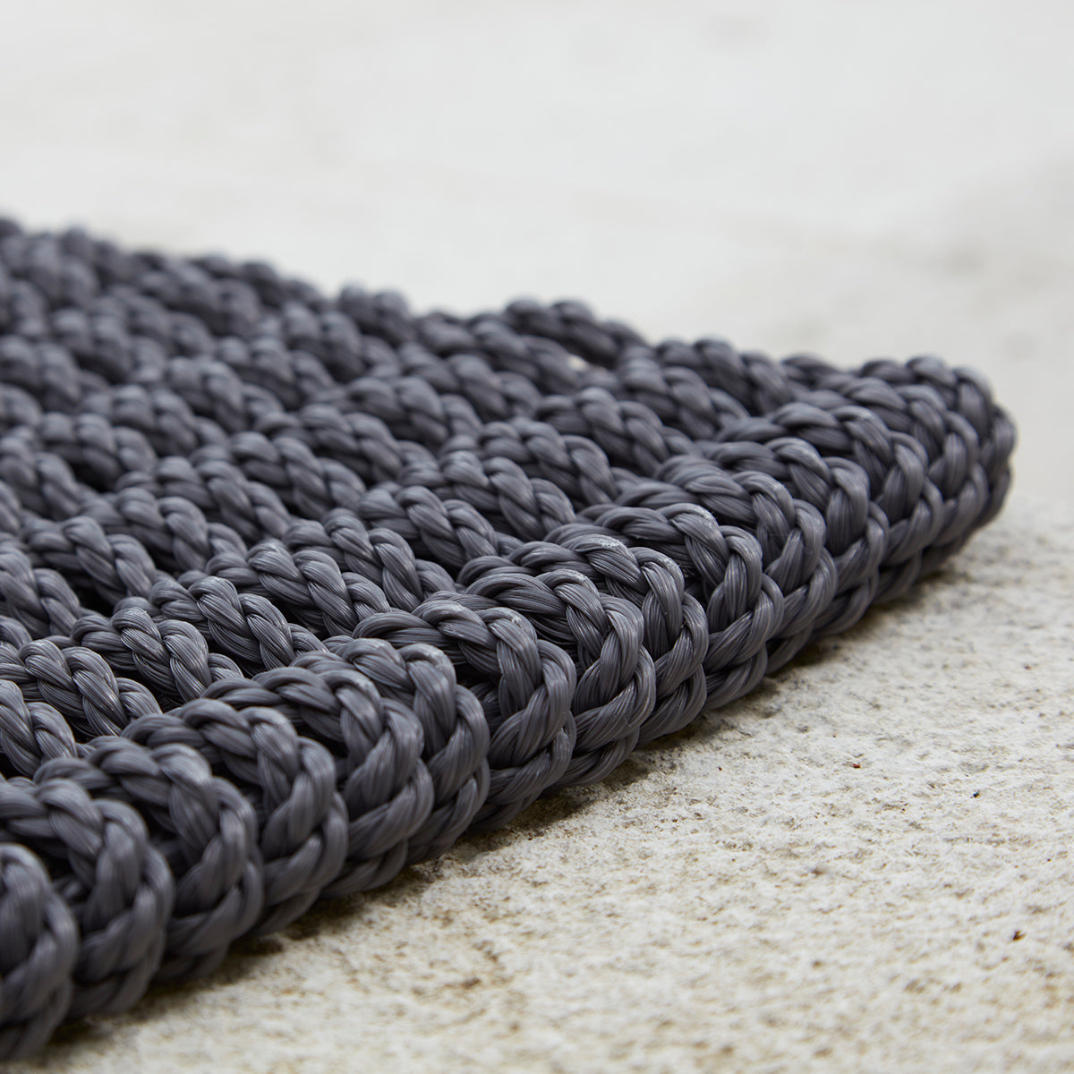 Eckansichte der Fußmatte CapeCod in Grau