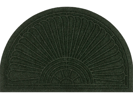 Fußmatte für den Außenbereich in dunkelgrün mit 3D-Struktur