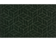 dunkelgrüne Fußmatte für den Außenbereich mit 3D-Struktur