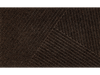 dunkelbraune Fußmatte mit Linienstruktur
