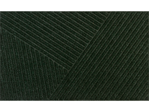 dunkelgrüne Fußmatte für den Außenbereich mit 3D-Struktur