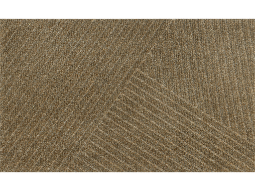 Fußmatte mit taupe-farbenen Streifen
