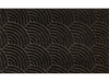 Fußmatte mit dunkelbraunen, halbrunden Linien