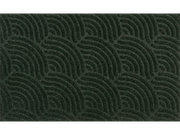 dunkelgrüne Fußmatte für den Außenbereich mit 3D-Struktur