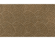 taupe wellenförmige Fußmatte