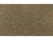 taupe wellenförmige Fußmatte