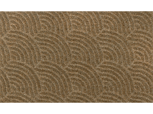 taupe wellenförmige Fußmatte