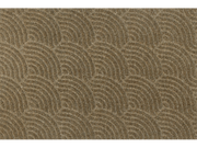 taupe wellenförmige Fußmatte