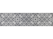 grau, weiß gemusterten Fußmatte