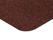 Eckansicht der Fußmatte in Braun