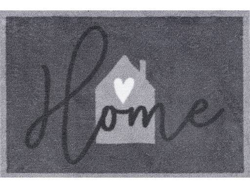 Fußmatte mit Haus und Schriftzug "Home"