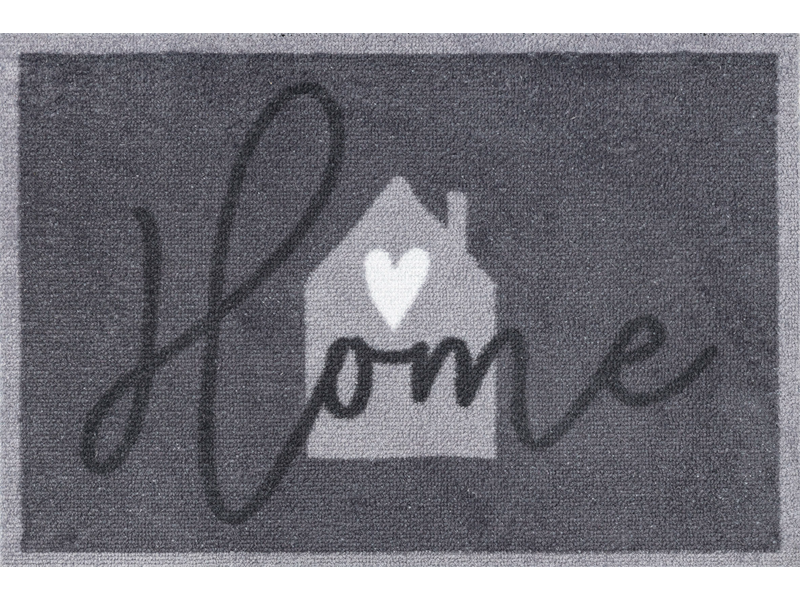 Fußmatte mit Haus und Schriftzug "Home"