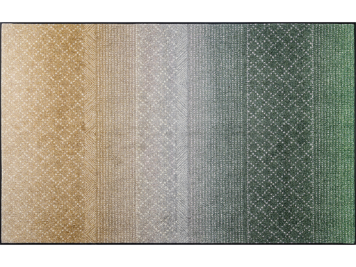 Fußmatte mit sand-grünem Farbverlauf