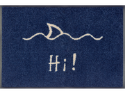 Fußmatte mit Hai und Schrift "Hi!"