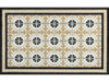 Fußmatte mit Kacheldesign