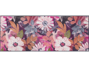 Fußmatte mit pink, rosaroten Blumen