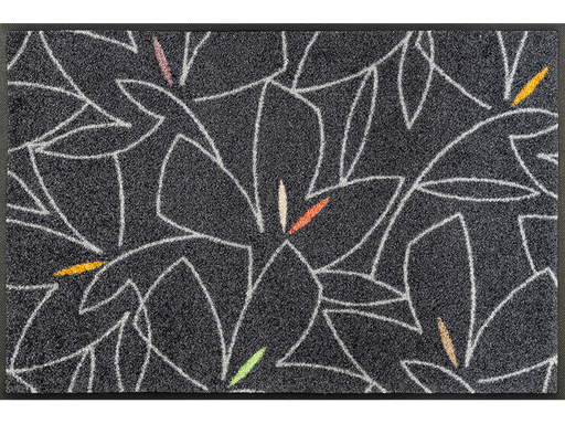 Fußmatte mit floralen Linien Design