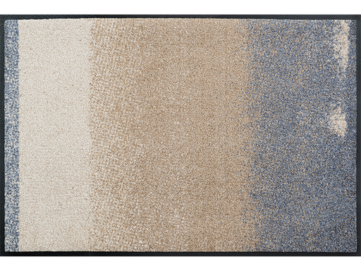 Fußmatte mit Muster in beige und grau