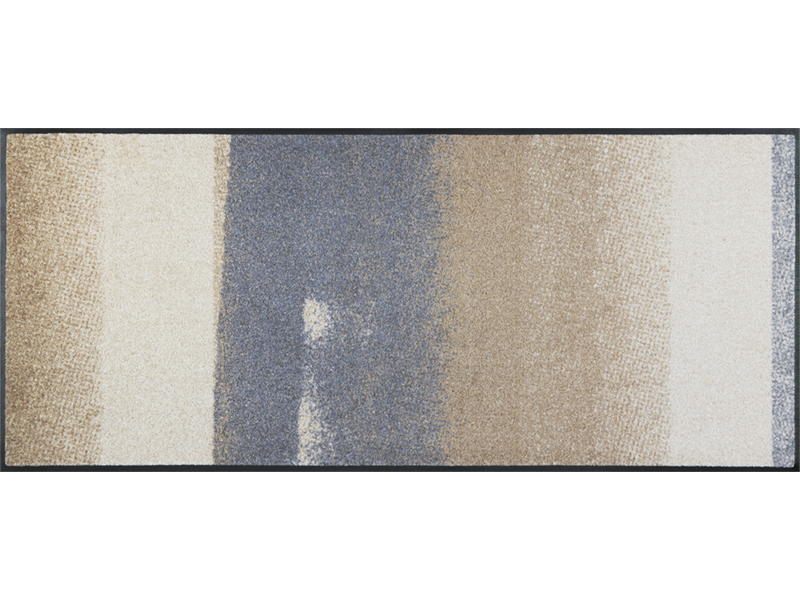 Fußmatte mit Sand- und Grautönen