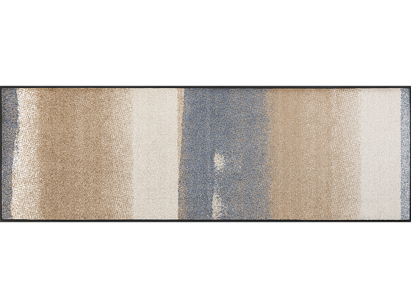 Fußmatte mit Sand- und Grautönen