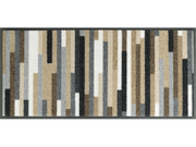 Fußmatte mit Streifen in Naturfarben