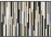Fußmatte mit Streifen in Naturfarben