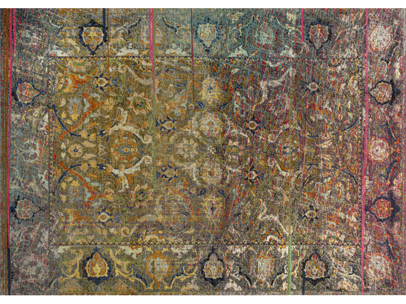 Fußmatte mit orientalisch und buntem Muster 