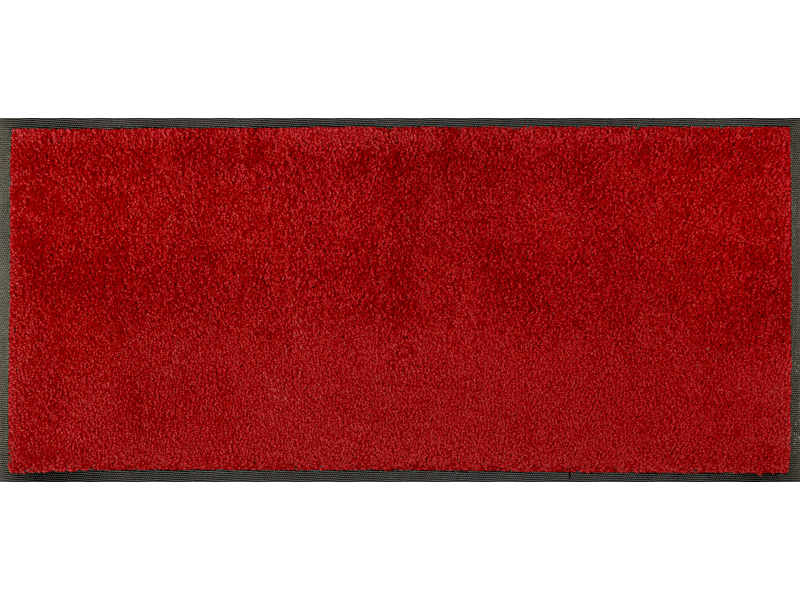 rote Fußmatte