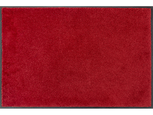 rote Fußmatte
