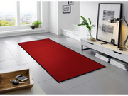 roter Läufer im Wohnzimmer