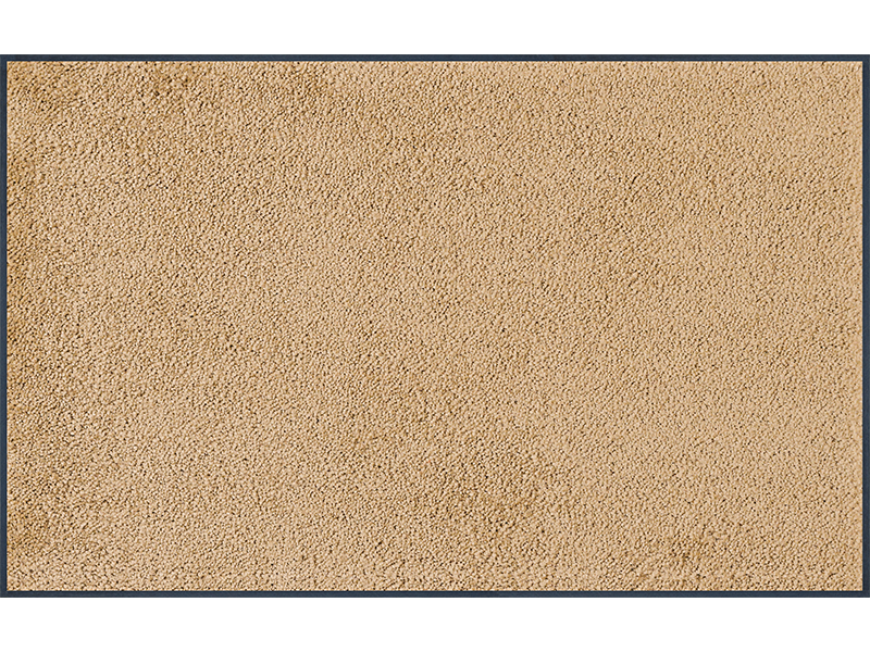 Fußmatte in sandfarbe