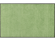 einfarbige Fußmatte in hellgrün