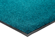 Eckansicht der Fußmatte in Grün-Blau