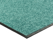 Eckansicht der Fußmatte in türkis-grün