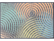 Fußmatte mit bunten Kreisformen