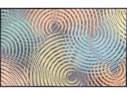 Fußmatte mit bunten Kreisformen