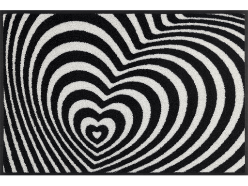 Fußmatte mit Herz in 3D Optik
