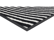 Eckansicht der Fußmatte mit Herz in 3D Optik