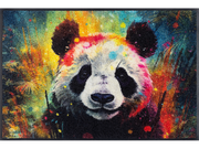 Fußmatte mit Pandabär und buten Farben