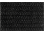 Fußmatte in schwarz dezent gemustert