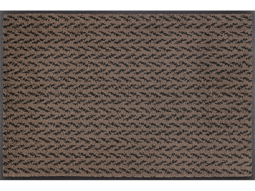 Fußmatte in braun dezent gemustert