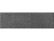 Fußmatte in schwarz/weiß dezent gemustert