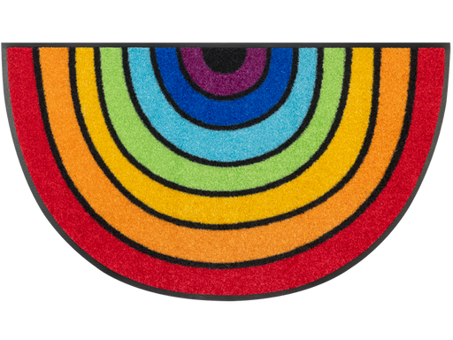 Fußmatte mit buntem Regenbogen