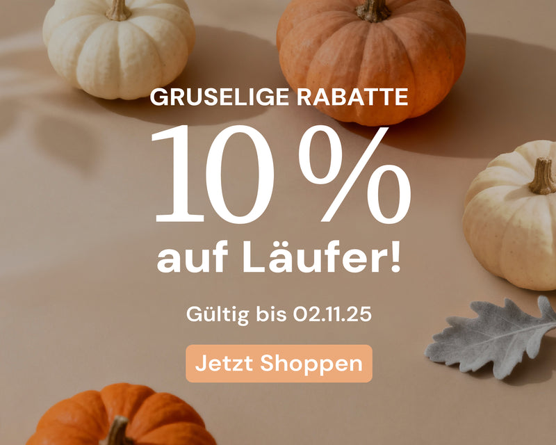 Sparen Sie 10 % auf alle Läufer-Fußmatten