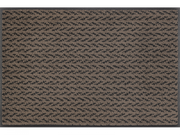 Fußmatte in braun dezent gemustert