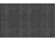 Fußmatte in schwarz/weiß dezent gemustert